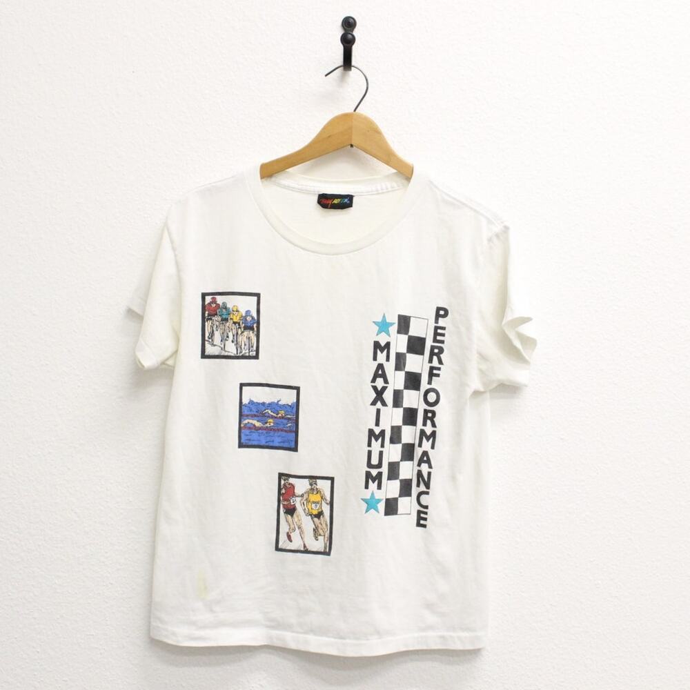 Vintage Maximum Performance Triathlon T Shirt Small